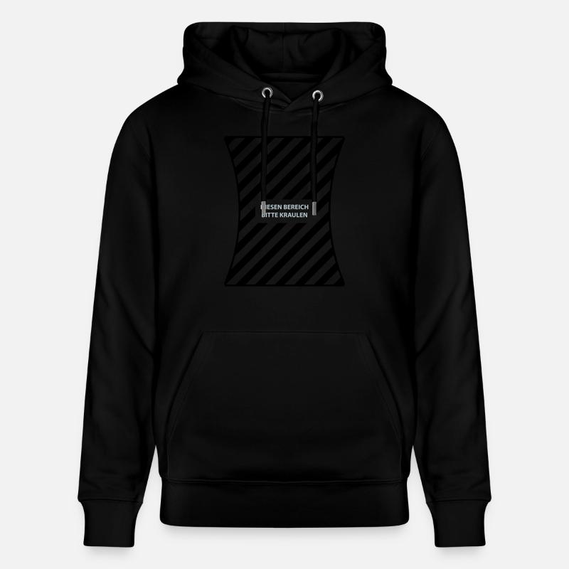 Bitte kraulen - Stanley/Stella Unisex Bio-Hoodie CRUISER  - Schwarz