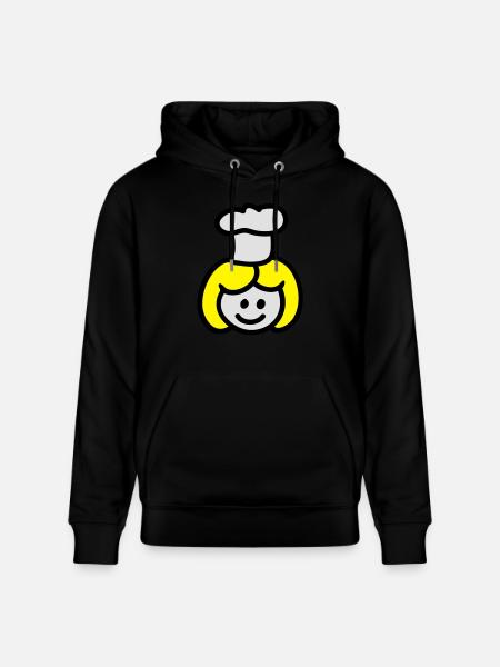 Cook 3 - Stanley/Stella CRUISER Unisex Organic Hoodie - black