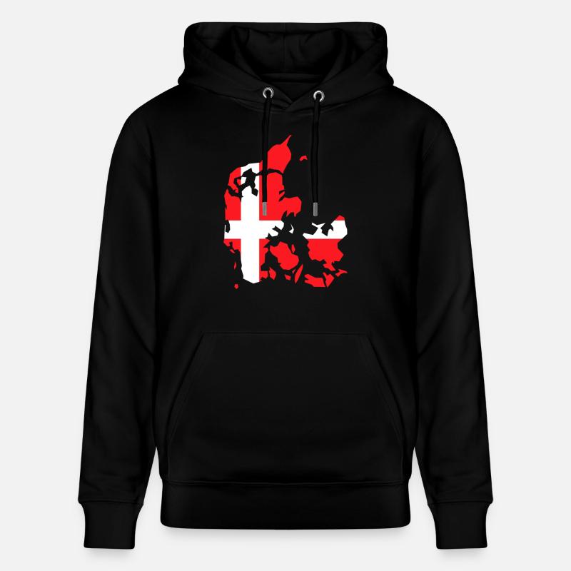 Denmark - Sweat à capuche bio CRUISER Stanley/Stella Unisexe - noir