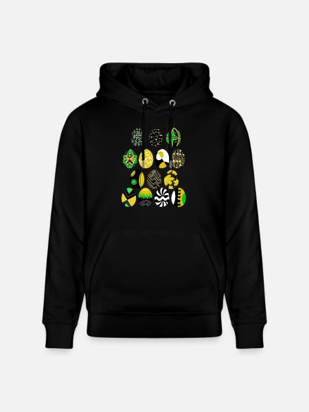Ostereier - Stanley/Stella Unisex Bio-Hoodie CRUISER - Schwarz