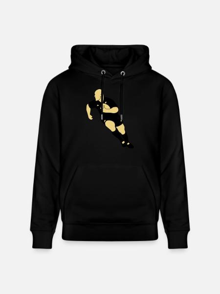 rugby - Sweat à capuche bio CRUISER Stanley/Stella Unisexe - noir