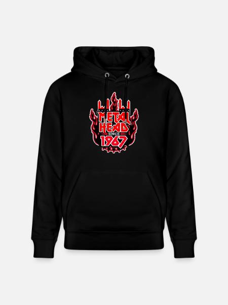 METALHEAD since 1967 - Stanley/Stella CRUISER Unisex Organic Hoodie - black