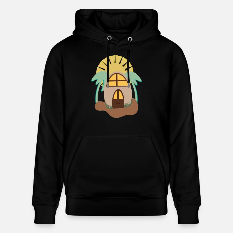 Île - Sweat à capuche bio CRUISER Stanley/Stella Unisexe - noir