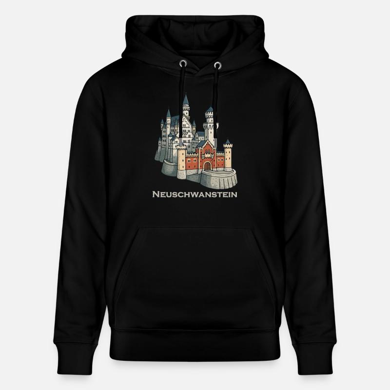 Neuschwanstein - Sweat à capuche bio CRUISER Stanley/Stella Unisexe - noir