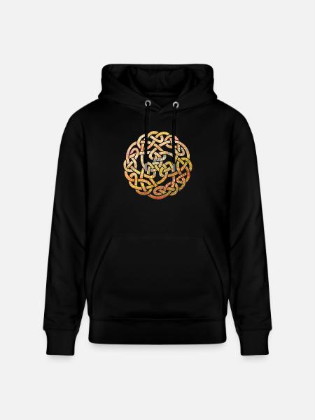 Celtic knot 5 e 37 - Stanley/Stella CRUISER Unisex Organic Hoodie - black