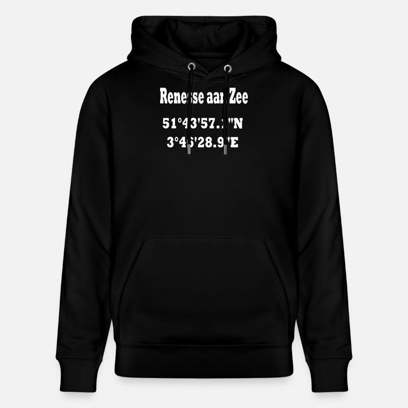 Coordonnées Renesse - Sweat à capuche bio CRUISER Stanley/Stella Unisexe - noir