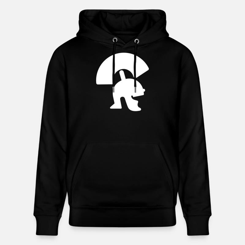 Romain. Casque romain. - Sweat à capuche bio CRUISER Stanley/Stella Unisexe - noir