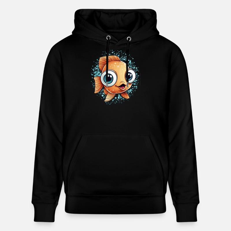 Petit poisson sucré - Sweat à capuche bio CRUISER Stanley/Stella Unisexe - noir