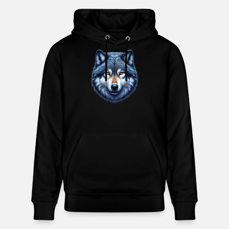 Wolf - Stanley/Stella Unisex Bio-Hoodie CRUISER - Schwarz