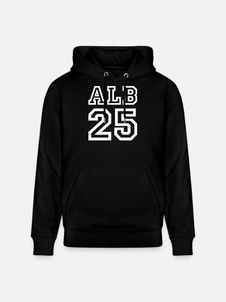 ALBANIA - Stanley/Stella CRUISER Unisex Organic Hoodie - black