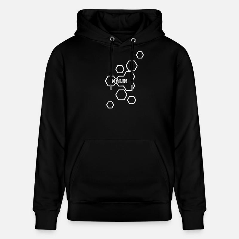 Nom Malin - Sweat à capuche bio CRUISER Stanley/Stella Unisexe - noir