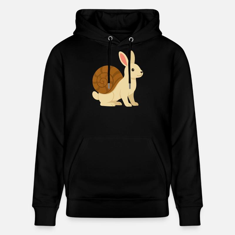 Lapin Escargot tout mignon - Sweat à capuche bio CRUISER Stanley/Stella Unisexe - noir