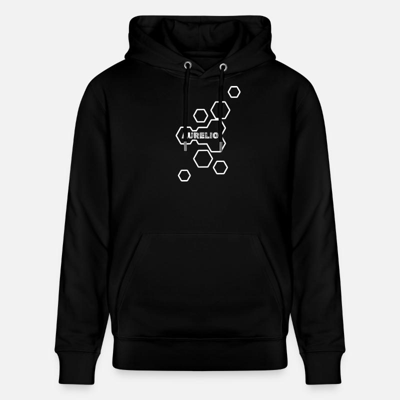 Aurelio comme nom - Sweat à capuche bio CRUISER Stanley/Stella Unisexe - noir