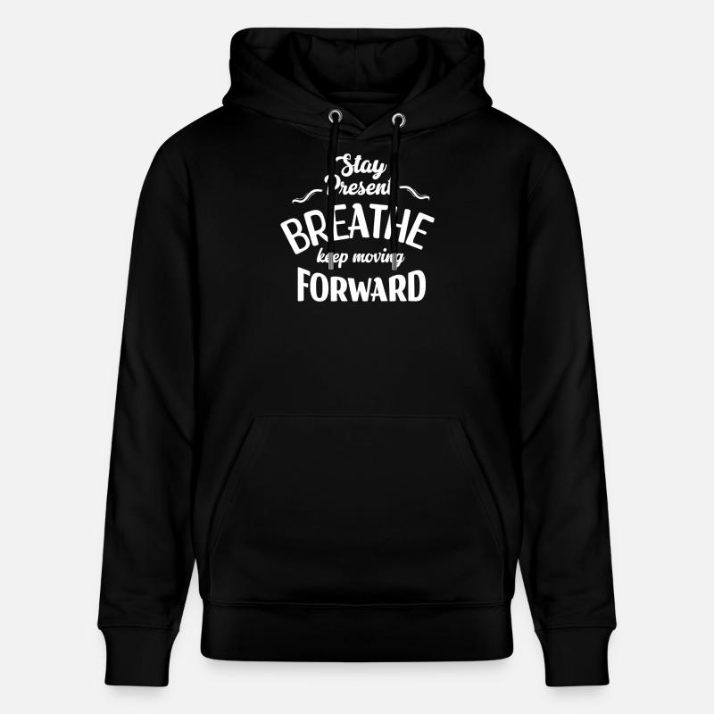 Reste Présent et Avance - Sweat à capuche bio CRUISER Stanley/Stella Unisexe - noir