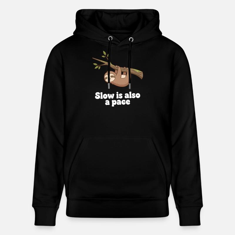 Lentement, c’est aussi un rythme - Sweat à capuche bio CRUISER Stanley/Stella Unisexe - noir