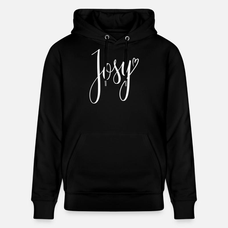 Josy Script Conception de cœurs - Sweat à capuche bio CRUISER Stanley/Stella Unisexe - noir