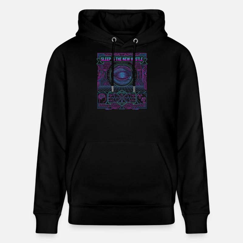 Pressez le sommeil - Sweat à capuche bio CRUISER Stanley/Stella Unisexe - noir