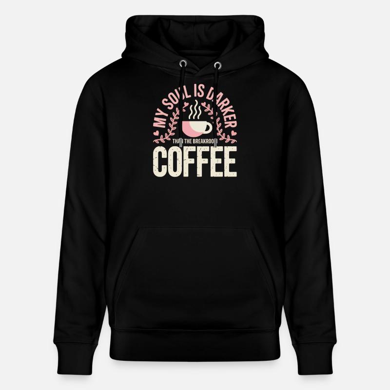 Café Soul Torréfié foncé - Sweat à capuche bio CRUISER Stanley/Stella Unisexe - noir