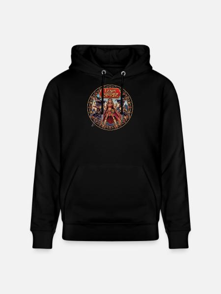 Team Bride Mandala Power - Stanley/Stella CRUISER Unisex Organic Hoodie - black