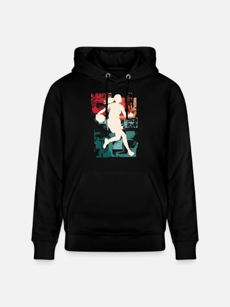 Koripallo Nainen Koripalloilija Koripalloilija - Stanley/Stella CRUISER unisex luomuhuppari - musta