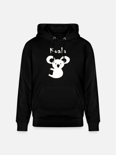 Koala - Stanley/Stella Unisex Bio-Hoodie CRUISER - Schwarz