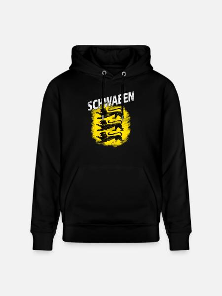 Schwaben - Stanley/Stella Unisex Bio-Hoodie CRUISER - Schwarz