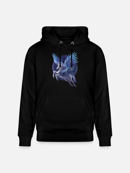 Pegasus - Stanley/Stella CRUISER Unisex Organic Hoodie - black