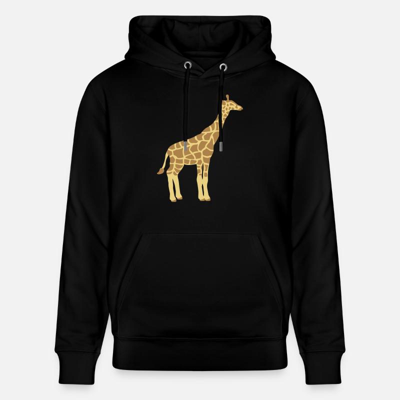 Girafe pour les enfants - Sweat à capuche bio CRUISER Stanley/Stella Unisexe - noir