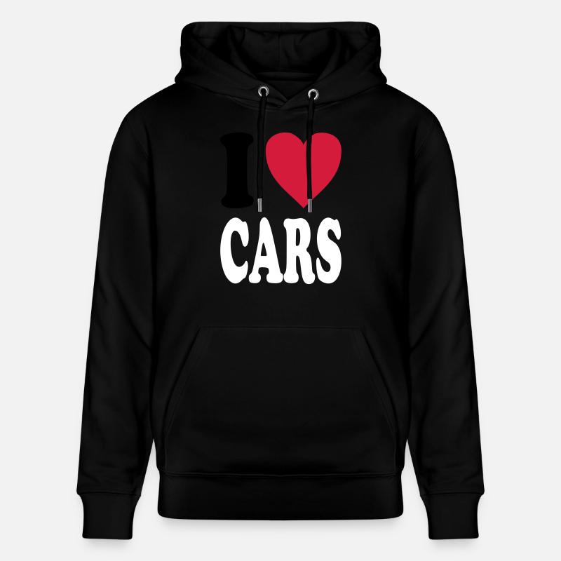 J'adore CARS - Sweat à capuche bio CRUISER Stanley/Stella Unisexe - noir