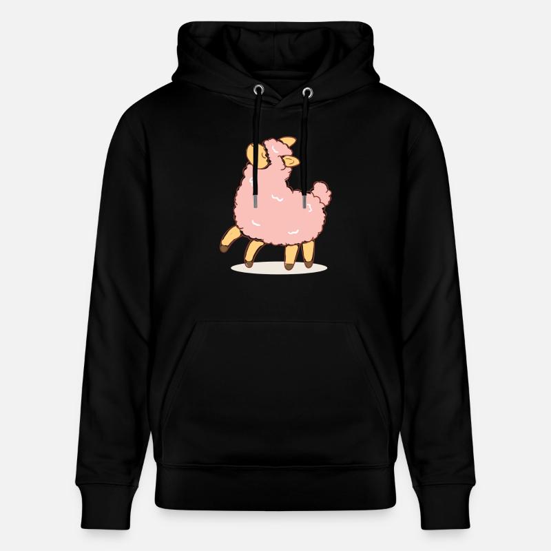 Brebis rose - Sweat à capuche bio CRUISER Stanley/Stella Unisexe - noir