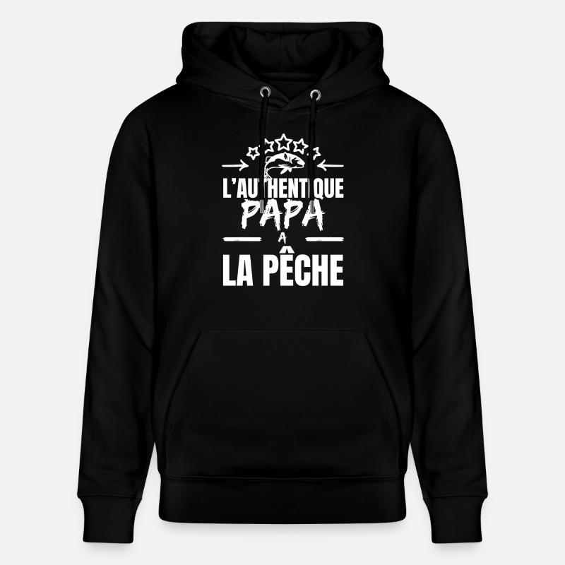 L'AUTHENTIQUE PAPA - Sweat à capuche bio CRUISER Stanley/Stella Unisexe - noir