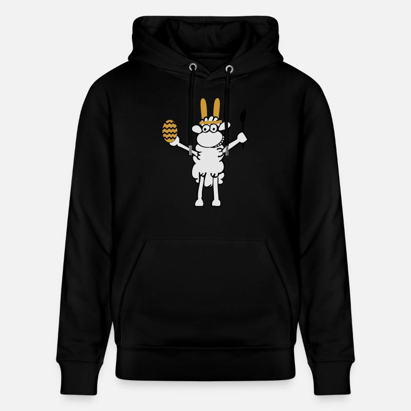 moutons de Pâques - Sweat à capuche bio CRUISER Stanley/Stella Unisexe - noir
