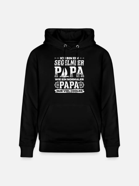 Sailing sails sails sailpaw - Stanley/Stella CRUISER Unisex Organic Hoodie - black
