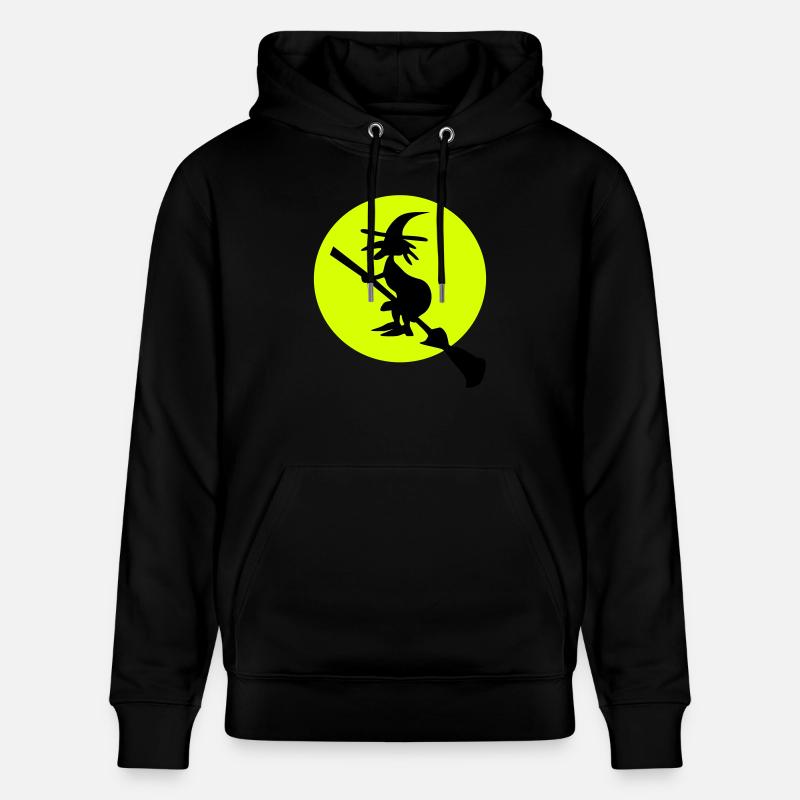 witch and full moon - Sweat à capuche bio CRUISER Stanley/Stella Unisexe - noir