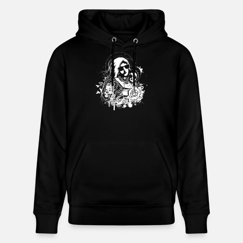 coole Muttergottes mit dem Jesuskind - Stanley/Stella Unisex Bio-Hoodie CRUISER - Schwarz