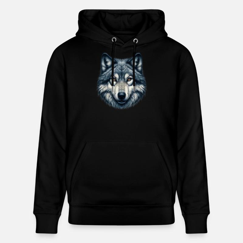 Loup - Sweat à capuche bio CRUISER Stanley/Stella Unisexe - noir