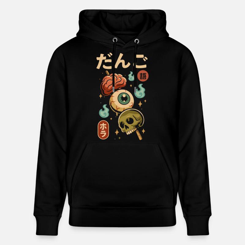 Dango d'horreur japonais - Sweat à capuche bio CRUISER Stanley/Stella Unisexe - noir