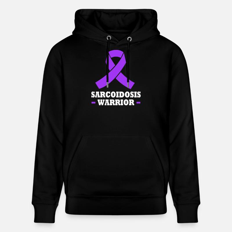 Sarcoïdose - Sweat à capuche bio CRUISER Stanley/Stella Unisexe - noir