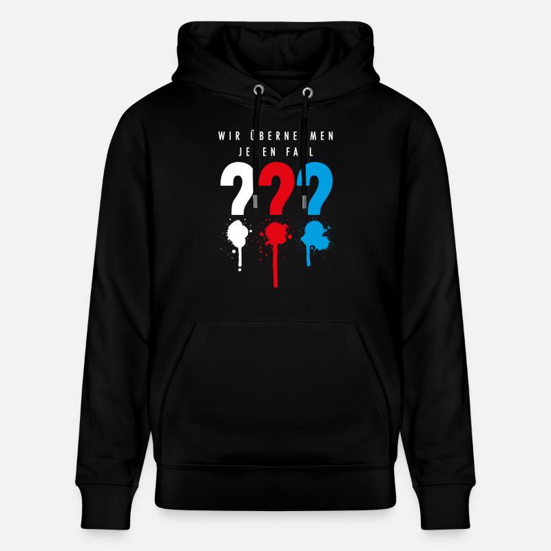 Die Drei ??? Wir übernehmen jeden Fall - Stanley/Stella Unisex Bio-Hoodie CRUISER - Schwarz