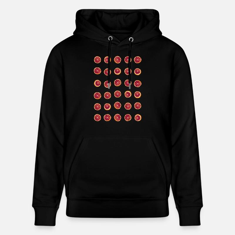 oranges sanguines séchées - Sweat à capuche bio CRUISER Stanley/Stella Unisexe - noir