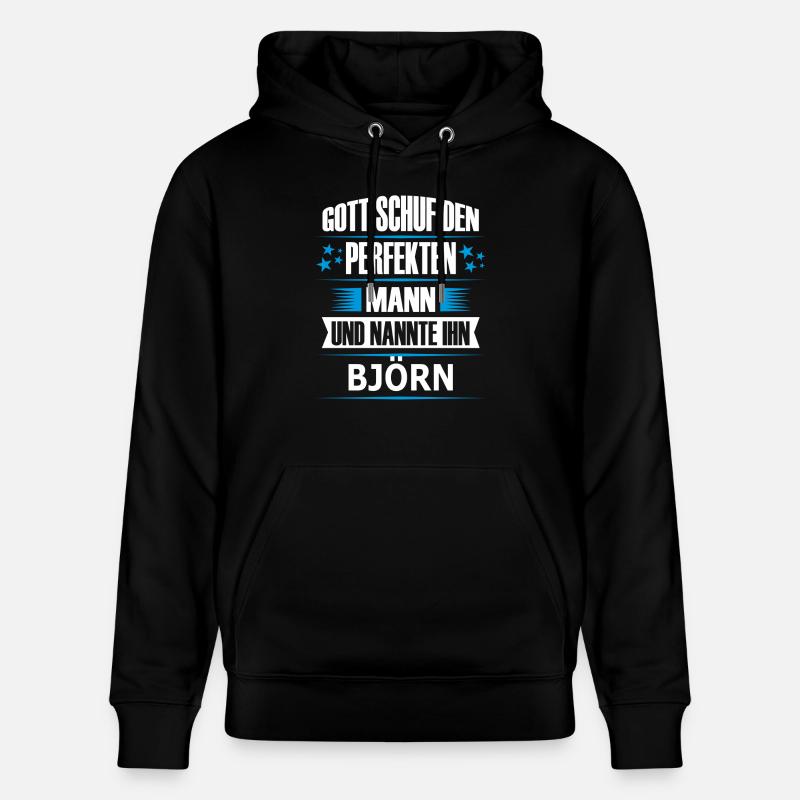 BJÖRN - Stanley/Stella Unisex Bio-Hoodie CRUISER  - Schwarz
