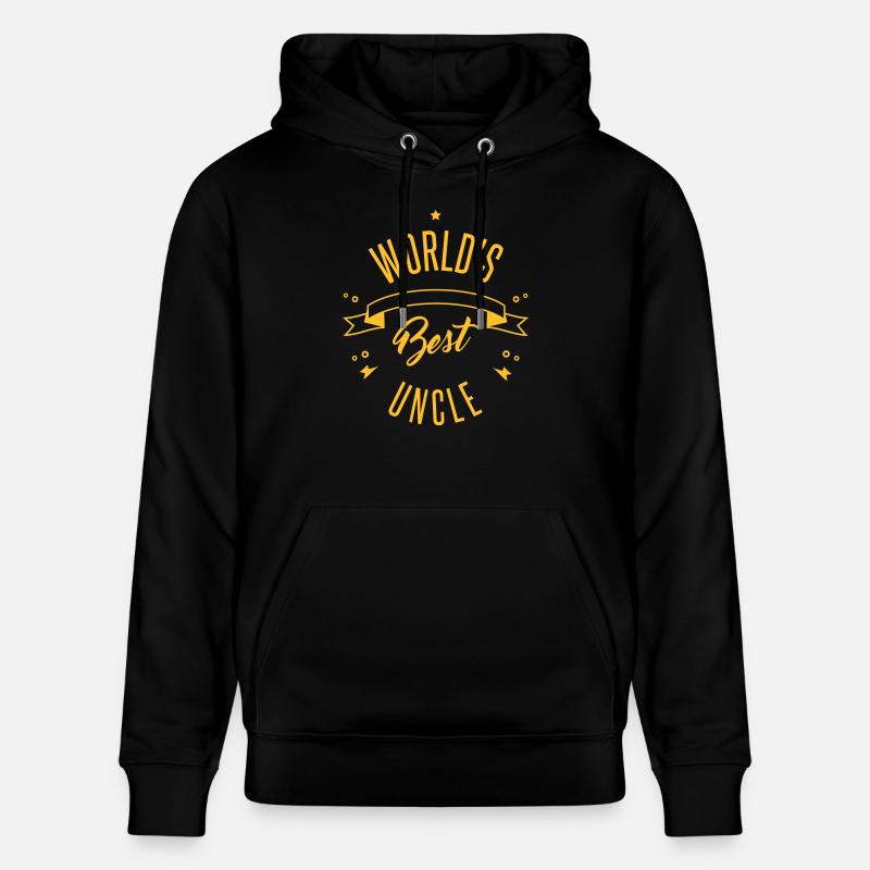 WORLD'S BEST UNCLE - Sweat à capuche bio CRUISER Stanley/Stella Unisexe - noir