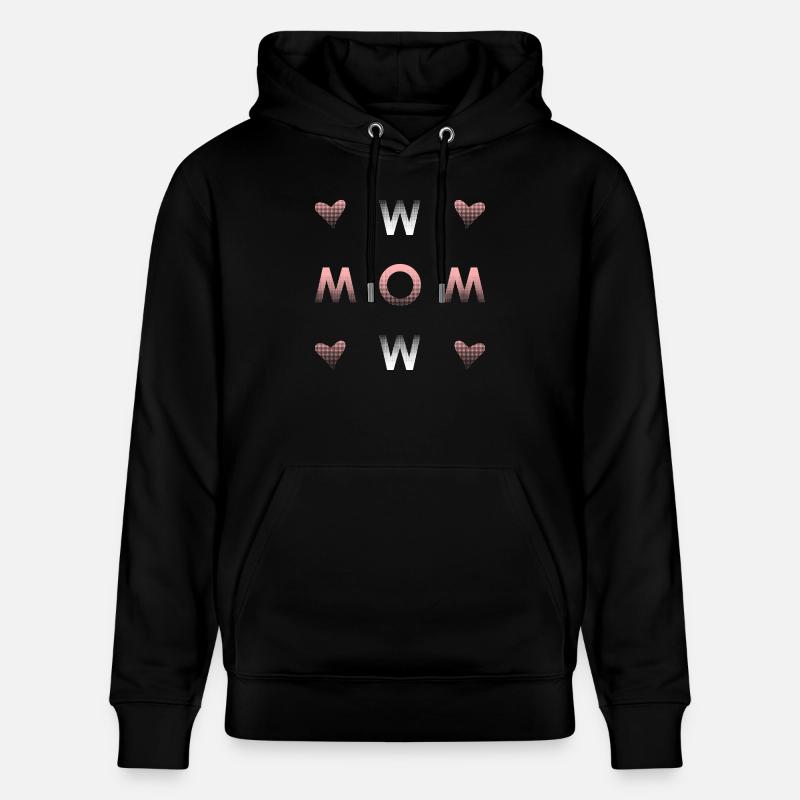 WOW MOM - Sweat à capuche bio CRUISER Stanley/Stella Unisexe - noir