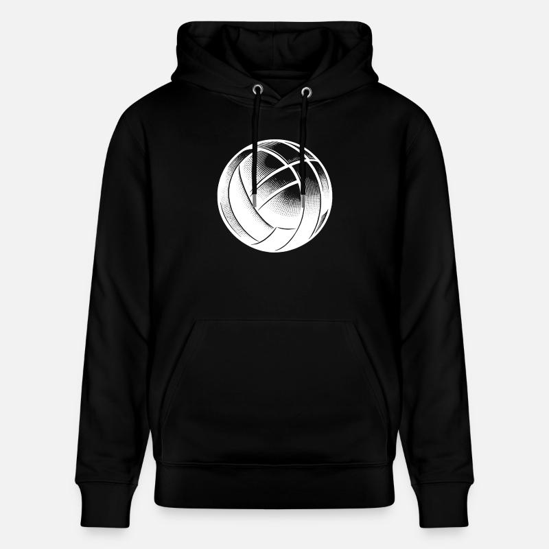 Conception de volley-ball - Sweat à capuche bio CRUISER Stanley/Stella Unisexe - noir