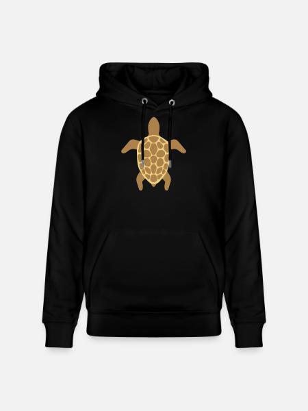 sea turtle - Stanley/Stella CRUISER Unisex Organic Hoodie - black