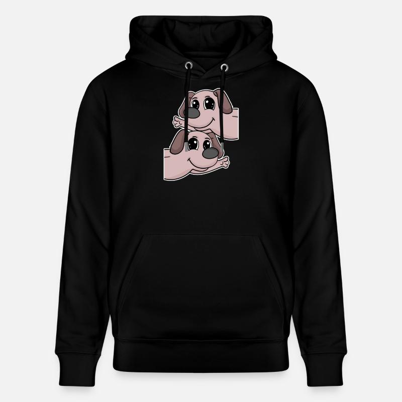 Chiens de chien - Sweat à capuche bio CRUISER Stanley/Stella Unisexe - noir