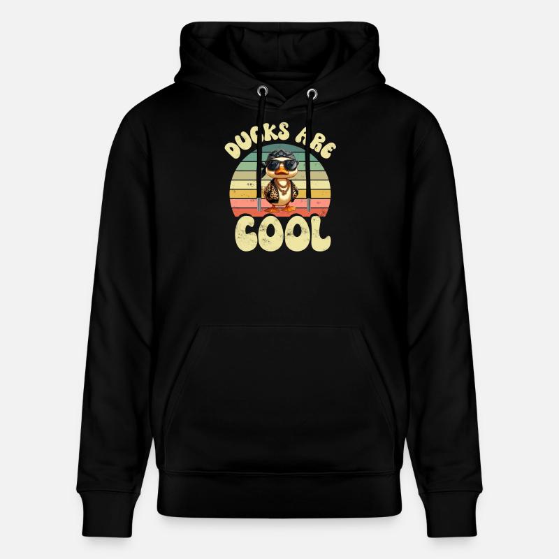 Canards - Sweat à capuche bio CRUISER Stanley/Stella Unisexe - noir