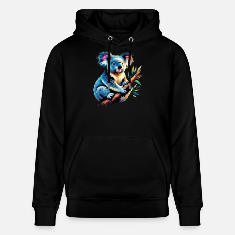 Koala - Sweat à capuche bio CRUISER Stanley/Stella Unisexe - noir