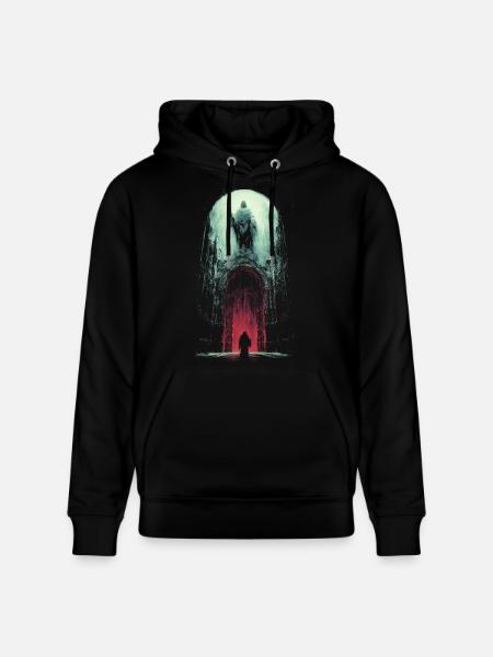 See you8 in Valhalla - Stanley/Stella CRUISER Unisex Organic Hoodie - black