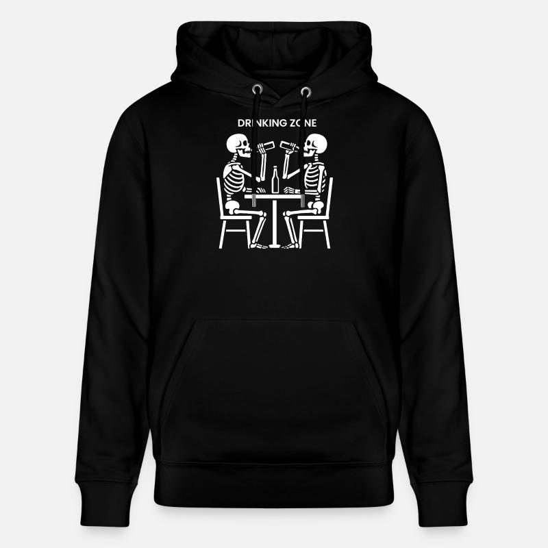 Zone d’abreuvement des squelettes - Sweat à capuche bio CRUISER Stanley/Stella Unisexe - noir